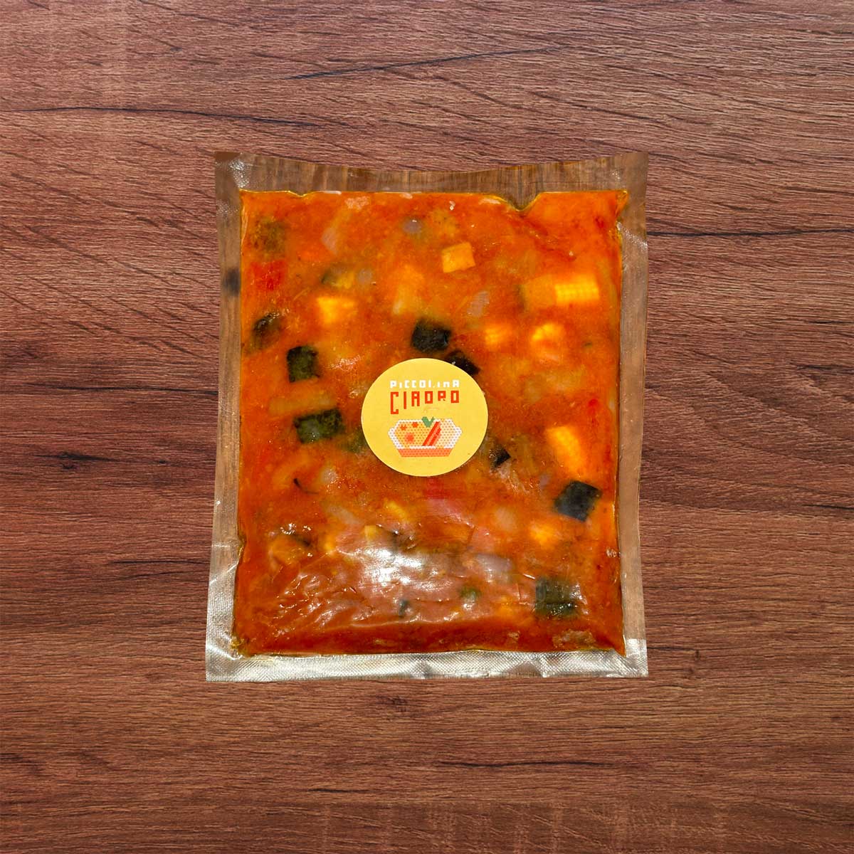 夏野菜とカラスミの冷製パスタソース