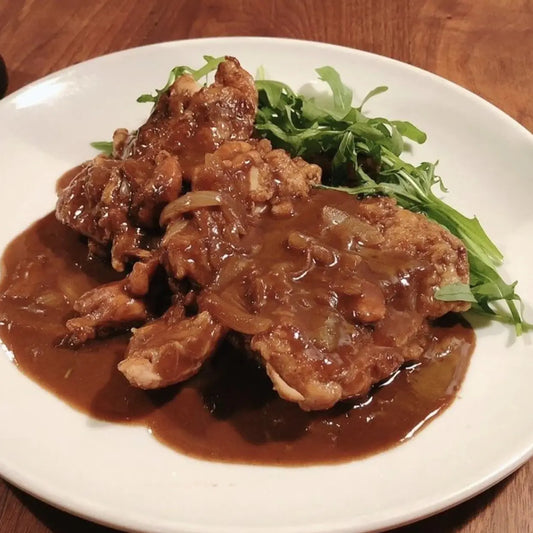 大山鶏のバルサミコ煮込み